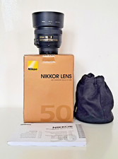 Nikon Nikkor AF-S 50mm F1.4 G Autofocus Prime Lens With Accessories. Flawless
