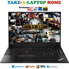 Lenovo i5 Gaming Laptop Windows11 Pro Big Full HD 15.6" Widescreen NVMe SSD