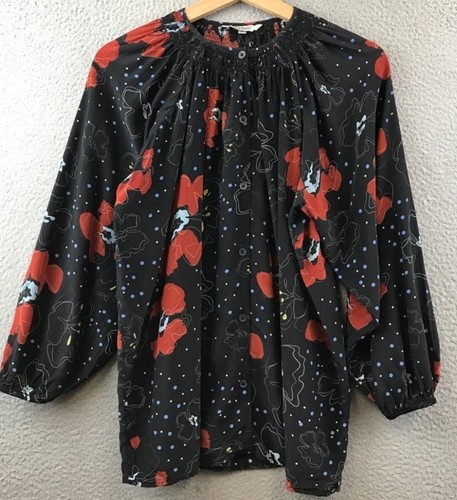 Tucker floral silk blouse - tucker, top
