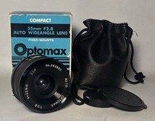 Auto Optomax 35mm f/2.8 Wide-Angle Lens - M42 Mount - Box / Case / Caps