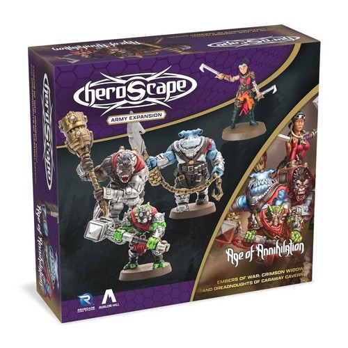 Heroscape crimson widow and - crimson,