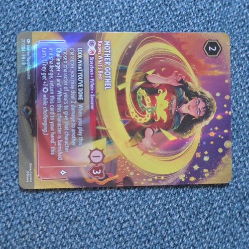 Disney lorcana mother gothel - disney,