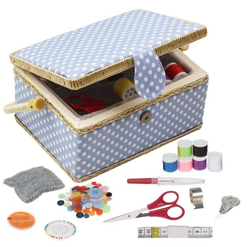 Sewing box with - sewing,