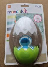 Munchkin Hatch , Blue/ White rubber duck In Egg. Bath Toy. In Packaging.