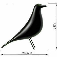 Retro VITRA EAMES Resin Home Office Decor House Bird Pigeon Dove Desk Ornament