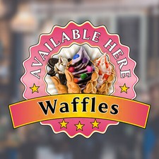 Waffles Sold Here Sticker