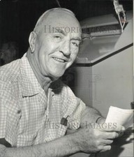 1960 Press Photo Eddie Rickenbacker World War I ace pilot and race car driver