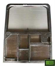 Plain glazed galvanised rear - glazed,