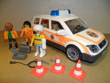 PLAYMOBIL AMBULANCE CAR 70050 (Sounds+Lights,Figures,Accessories)