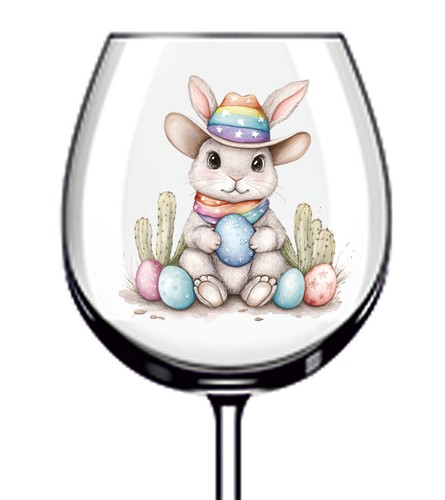 12x easter bunny - bunny, cactus