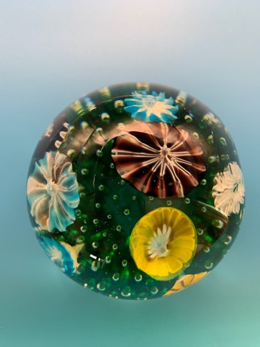 Vintage paperweight trumpet - paperweight,