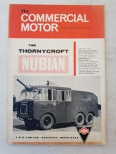 COMMERCIAL MOTOR MAGAZINE NOV 23 1962 VOL.116 NO. 2988 "Thornycroft Nubian"