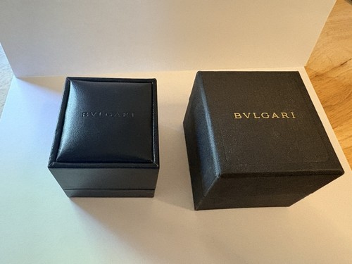 Bvlgari ring case - empty, box