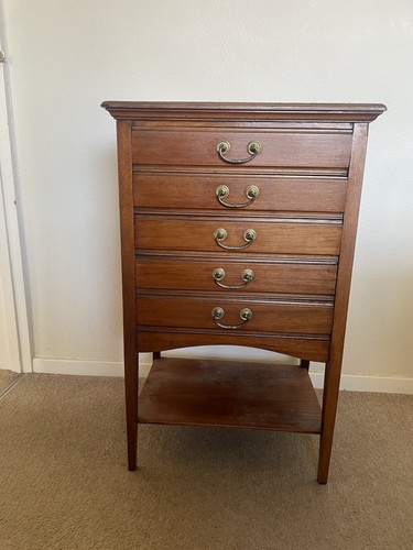 Vintage sheet music cabinet - music,