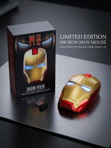 Iron man wireless mouse - wireless,