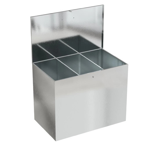 Large bay galvanised feed - 3,