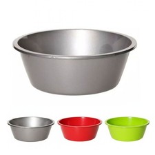 27L Washing Up Deep Bowl Basin Sink Round Plastic Kitchen Mixing Random Colours