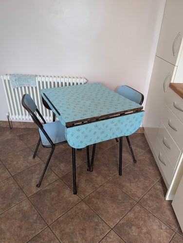 Vintage 1950s blue - vintage, formica