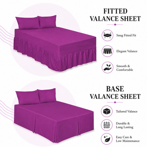 Fitted valance sheet base - sheet,