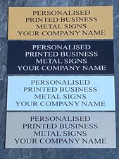 Personalised Business Signs