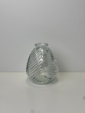Leaf Glass Bottle x H13cm - Colour Choice - Home Flower Decoration Vase