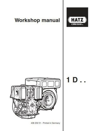 Workshop manual for hatz - manual,