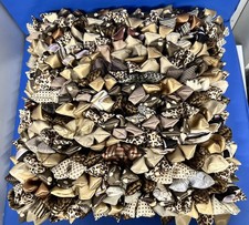 Dreamweavers Cushion Patchwork Necktie Ribbon Throw Pillow Brown Beige 18 x 18”