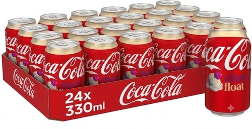 Coca cola cherry float - coca,