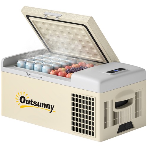 Outsunny 16l car refrigerator - car,