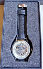 Skeleton Silver Tone watch