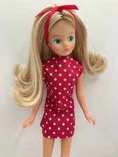 OOAK Custom Rerooted Vintage 1970s Mary Quant Daisy Doll Ash Blonde Hair & Dress