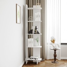 UK Tall Corner Bookcase Shelf