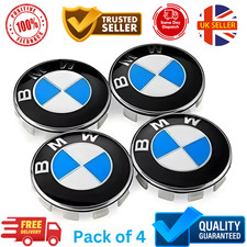 Set of 4 BMW Wheel Centre Caps