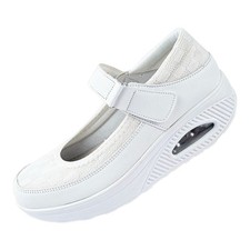 Git Up White Nurse Shoes Adjustable Strap Women’s UK Size 9.5