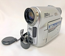 JVC GR-D340EK Handheld MiniDV Camcorder Silver Untested No Charger (Mar)