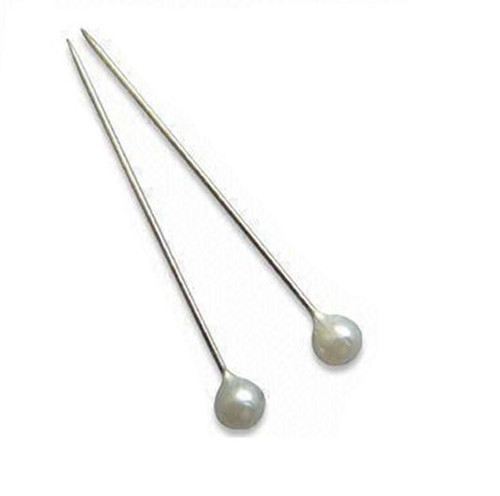 4mm 4cm pearl - 4cm, pins