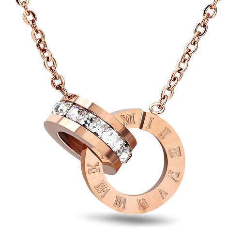Silver rose gold - rose, stainless