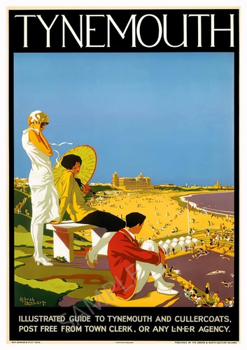 Tynemouth vintage poster art - poster,