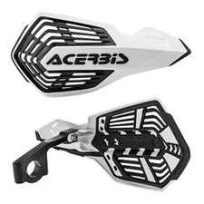 Acerbis X-Future Vented MX Handguards White Black Kawasaki KLX 450 2008 - 2018