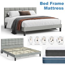 Bed Frame Bedstead + Mattress