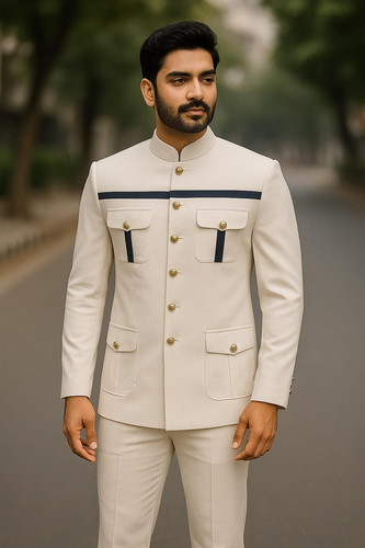 Vintage beige men suits - vintage, men's