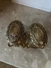 Door Drawer Knobs, Brass, Oval