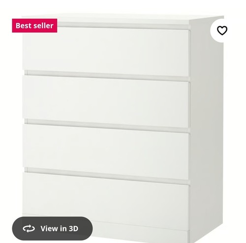 Ikea malm drawer unit - ikea, 4