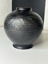 Carp Fish Bronze Vase Antique