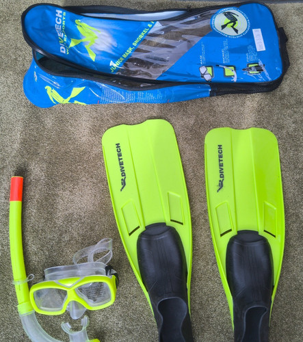 Snorkel mask and - snorkel,