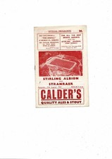 1961/62 Stirling Albion v
