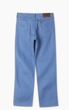 LEE 101L NATURAL INDIGO JAPAN SELVEDGE JEANS W 40 MADE IN ITALY