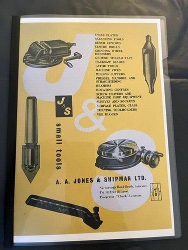 Jones shipman grinders - jones, &