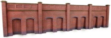 Metcalfe PN145 N Gauge Retaining Wall Red Brick Card Kit