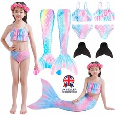 UK Girls Mermaid Tail Swimming